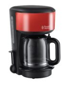 Flame Red Coffee Maker Coffee Machine 1.25 Liter