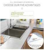 40 X 200cm Kitchen Oil-Proof Waterproof Stickers Aluminum Self Adhesive Wall Sticker DIY Wallpaper - Image 8