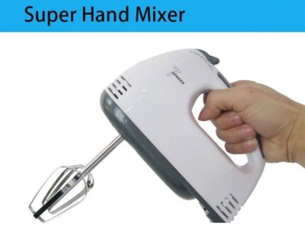 Electric Hand Mixer Machine With 7 Speed Hand Held Food Beater