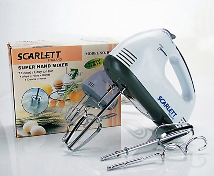 Electric Hand Mixer Machine With 7 Speed Hand Held Food Beater - Image 5