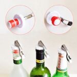 Pack Of 10 Pcs Multi-Function Stainless Bottle Opener Silicone Stopper Beer Opener Bar Tool - Image 4
