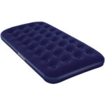 185 x 76 x 22cm Flocked Air Bed Honeycomb Home Mattress Indoor Outdoor - Image 7