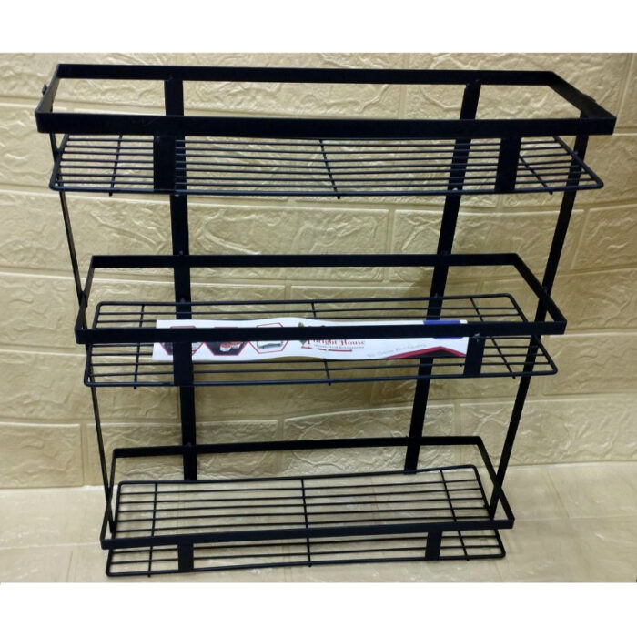 3-Tier Multi-Purpose Metal Kitchen Storage Shelf Rack - Image 7