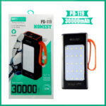 SOVO HONEST PD-119 30,000mAh Super Fast Charging Portable Power Bank With LED Flashlight