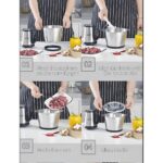 SL-2021 3L Multifunctional 300W Electric Meat Grinder Chopper with Variable Speed, Stainless Steel Blades And Safety Interlock - Image 5