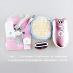 KM-2068 Kemei 2-In-1 High-Quality Electric Rechargeable Shaver Epilator For Women - Image 8