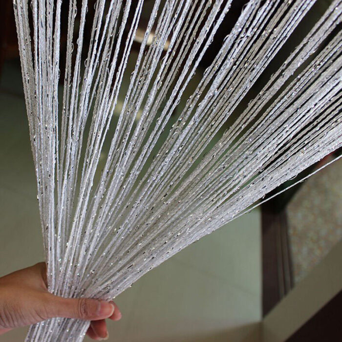 100cmX200cm Glitter Tassel Curtain String Door Room Panel Divider Window Decorative - Image 7