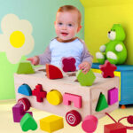 Montessori Shape Sorter Wooden Pull Along Toy Car Learning Adventure For Kids - Image 5