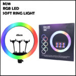 MJ18 45 CM RGB LED Soft Ring Light with 3 Phone Holders and Remote Control - Image 13