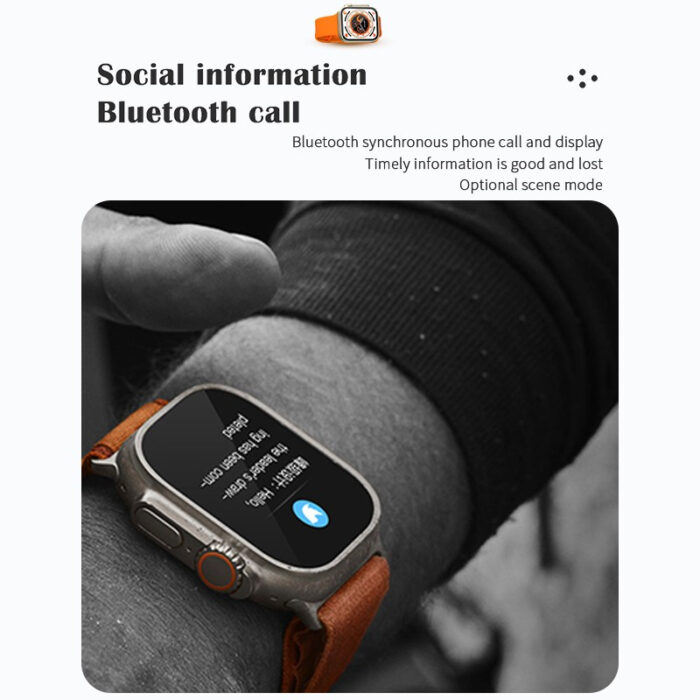 KD99 Series 8 Ultra Smart Watch With 1.99 Inches Big Display - Image 4