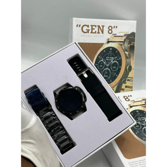 Fossil Stylish 8TH Generation Round Dial Dual Strap Smart Watch - Image 7