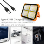 X8 Multifunctional Portable 1000W Solar LED Street Light High-Quality Rechargeable Off-Grid Private Lighting Solution - Image 12