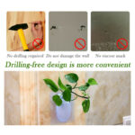 Sticky Vase Wall Mounted Plant Holder Decorative Flower Display Vase Wall Decor - Image 3