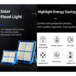 X8 Multifunctional Portable 1000W Solar LED Street Light High-Quality Rechargeable Off-Grid Private Lighting Solution - Image 6