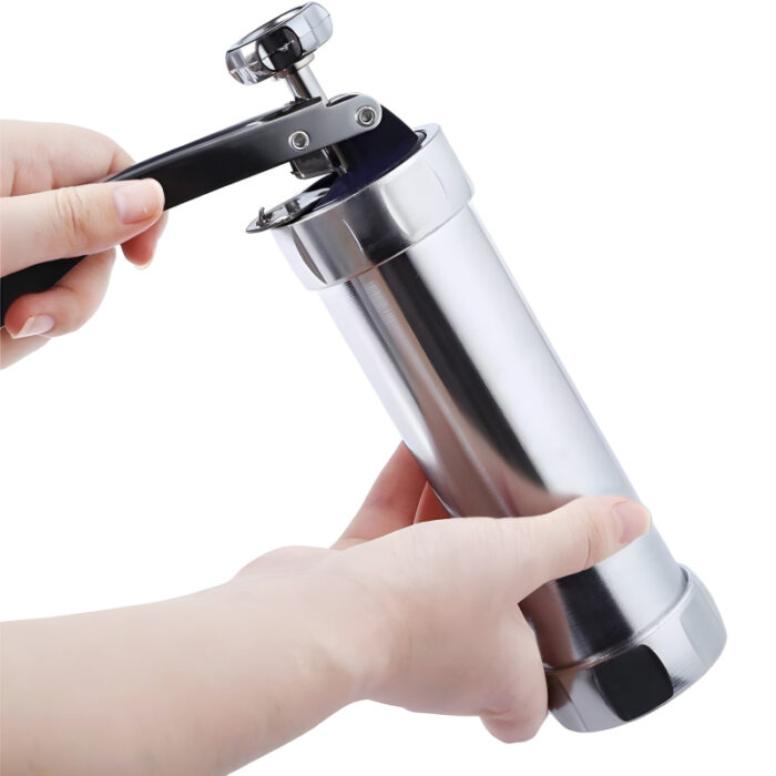 Multi-Pattern Cookie Press Machine DIY Biscuit Maker With 20 Disc Shapes And Stencils - Image 2