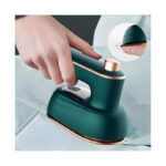 Mini Compact EV Porcelain Gold Electric Iron Effortless Precision With 130°C Constant Temperature For Efficient Dry And Wet Ironing - Image 7