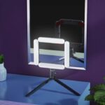 V84 Portable Foldable Mobile Phone 3 Modes Beauty Fill Light (4 Lights) - Image 4
