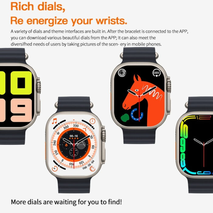 T800 Series 8 Ultra Smart Watch With 1.99 Inches Big Display - Image 1