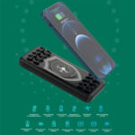 X09 10000 MAh Wireless PD Fast Charging 2.1A 4 Output Power Bank - Image 3