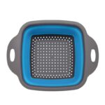 Foldable Silicone Square Drain Basket Collapsible Kitchen Organizer Fruit Vegetable Strainers - Image 10