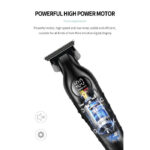 Daling DL-1777 USB Rechargeable Hair Trimmer with Adjustable Combs and Carbon Steel Blade - Image 2