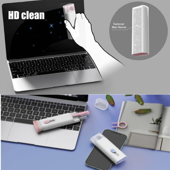 Mini Portable Multi-Functional 7 In 1 Keyboard Cleaning Kit , Mobile, Earbuds - Image 9
