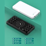 X09 10000 MAh Wireless PD Fast Charging 2.1A 4 Output Power Bank