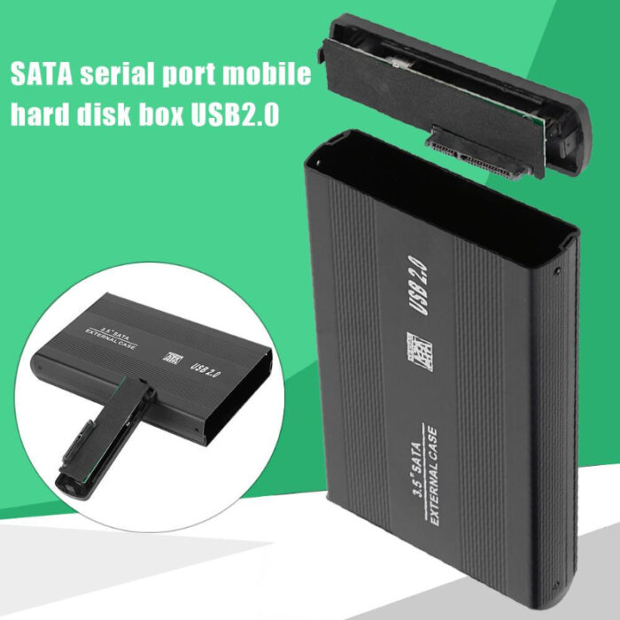 External 3.5″ SATA 480Mbps Transfer Rate Hard Drive Enclosure With Overheating Protection Quality - Image 7