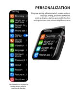 HW12 Smart Watch 1.57Inch Square Screen Bluetooth Call Blood Oxygen Heart Rate Monitor Fitness Tracker Wristband - Image 8