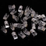 100Pcs/Bag QS6016S Gold Plated Network Cat6 Modular Plug UTP Connector RJ45 Plug - Image 2
