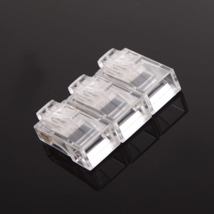 100Pcs/Bag QS6016S Gold Plated Network Cat6 Modular Plug UTP Connector RJ45 Plug - Image 6