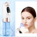 Portable Electric Rechargeable Bubble Blackhead Remover Pore Vacuum Cleaner with Interchangeable Heads - Image 4