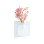 Sticky Vase Wall Mounted Plant Holder Decorative Flower Display Vase Wall Decor - Image 5