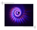 Led Wall Light Wall Lamp Spiral Effect With Controller 3W Color For Modern Decoration - Image 5