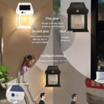 BK-888 Mini Waterproof Solar Interaction Wall Lamp With Motion Sensor Security Light, Featuring 3 Lighting Levels - Image 8