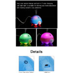 160ml Mini Turtle LED Air Humidifier With 7 Color Changing Light - Image 7