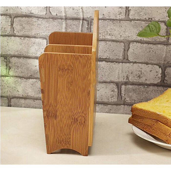 Kitchen Wooden Mini Spoon Holder And Bamboo Chopstick Basket - Image 6