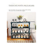 4 Layers X-Type Foldable Fashion Shoe Organizer Stand - Image 9