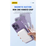 Aspor 10000mah A326 Digital Display Magnetic Wireless Power Bank With Foldable Holder Stand Fast Charging