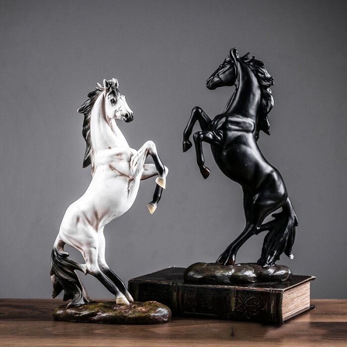 Horse Sculpture Animal Statue European Modern Art Home Decoration Figurines Tabletop Ornament - Image 6