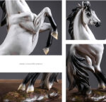 Horse Sculpture Animal Statue European Modern Art Home Decoration Figurines Tabletop Ornament - Image 2
