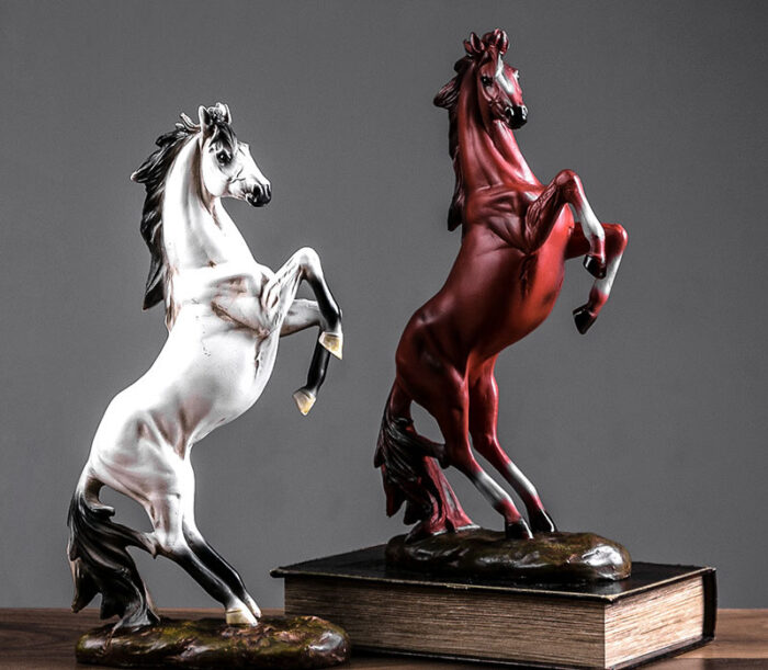 Horse Sculpture Animal Statue European Modern Art Home Decoration Figurines Tabletop Ornament - Image 7