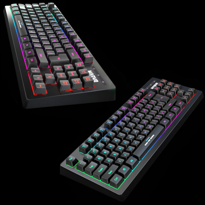 Marvo Scorpion K607 Membrane Gaming Keyboard With 3 RGB Lighting Effects - Image 3