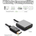 Mini Portable Plug And Play 0.25m DisplayPort To HDMI Adapter - Image 5