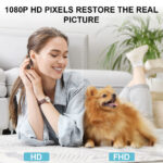 Smart 4k 8MP Indoor Home Security Camera With Dual Lenses, Night Vision, and Two-Way Audio for Real-Time Monitoring - Image 2