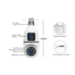 Wireless 360-Degree Pan-Tilt-Zoom Smart Camera with Dual Lenses and IP Connectivity - Image 4