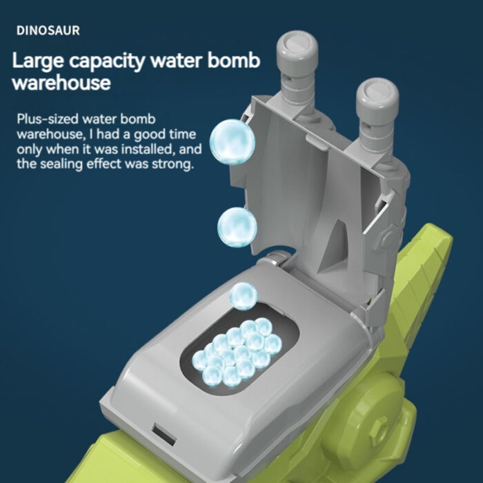 Rechargeable Automatic Electric Armoured Dino Water Gel Ball Laucher Toy For kids - Image 11