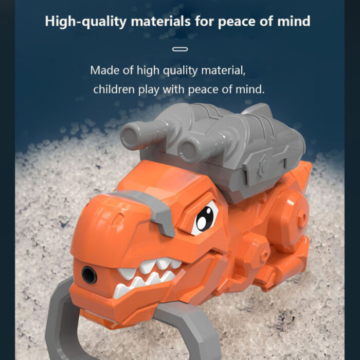 Rechargeable Automatic Electric Armoured Dino Water Gel Ball Laucher Toy For kids - Image 3