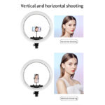 MJ18 45 CM RGB LED Soft Ring Light with 3 Phone Holders and Remote Control - Image 12
