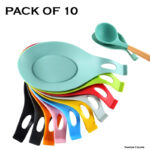 Pack Of 10 Heat-Resistant Spoon Shelf Rest Spatula Holder Kitchen Storage Tool Scoop Bracket Stands - Image 2